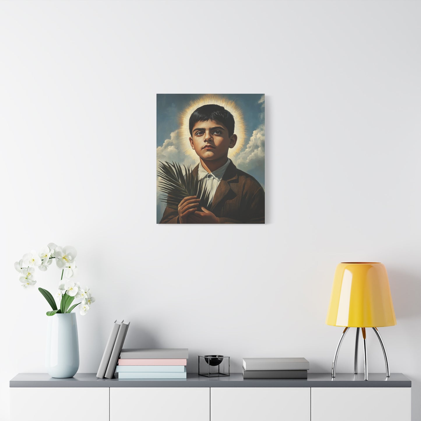 St. Jose Sanchez del Rio Catholic Canvas Wall Art, Christian Decor