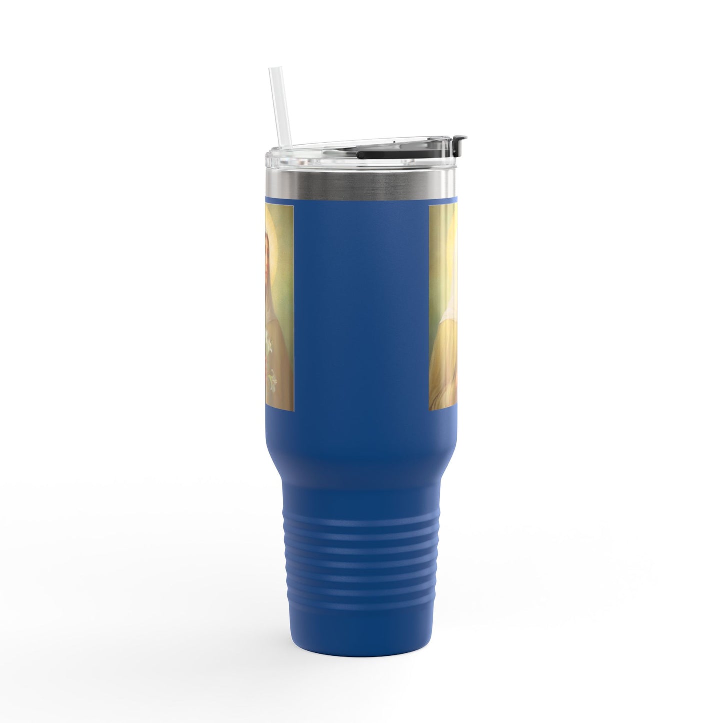 St.Ada Insulated Travel Mug - Perfect for Nature Lovers, Faith, Spiritual Gifts 40oz