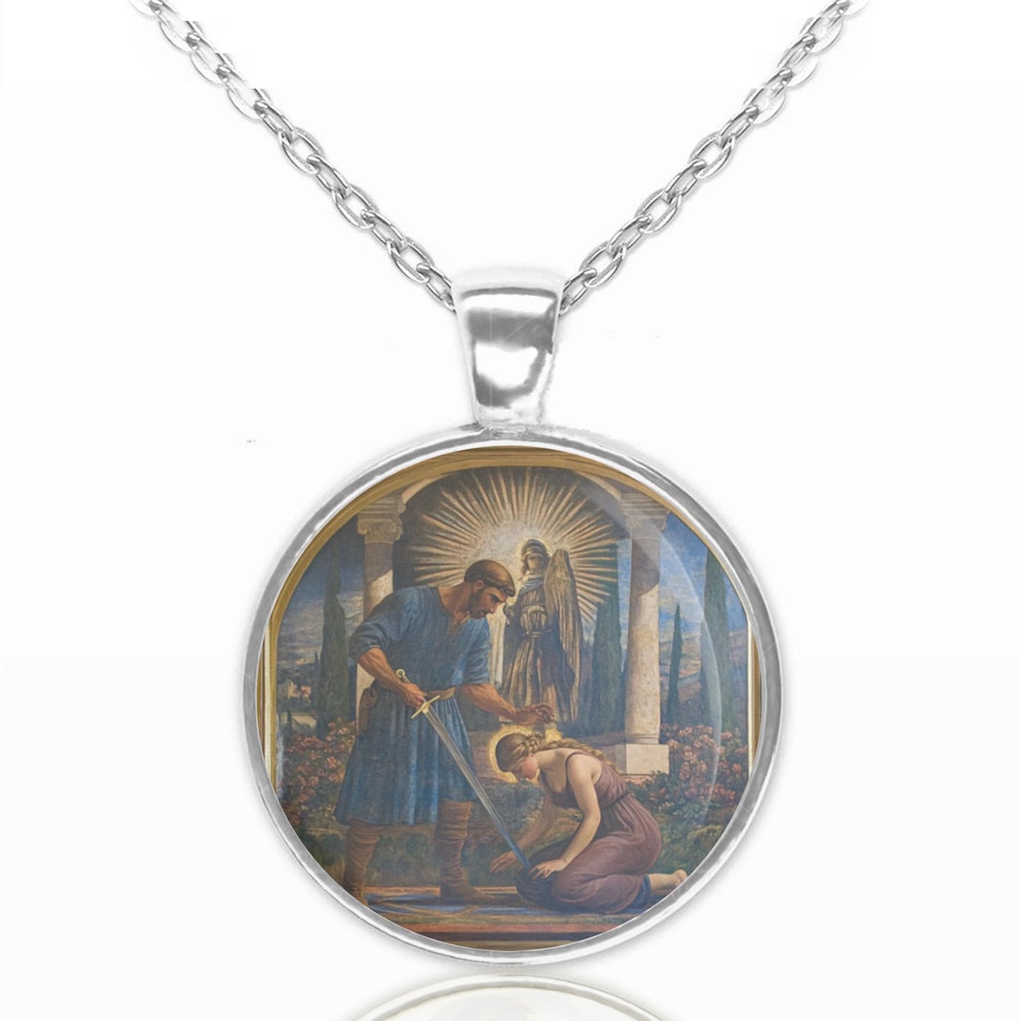 Saint EUROSIA di Jaca Necklace Pendant Medal