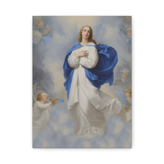 Ready to Hang - Mary Our Lady Assumption Catholic Canvas Wall Art, Christian Decor