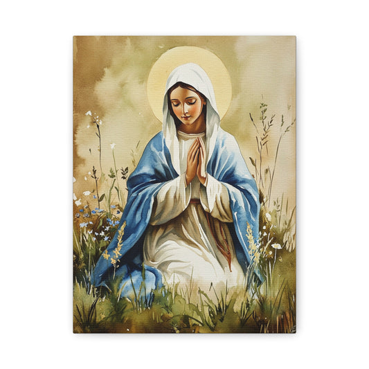 Ready to Hang - Our Lady The Most Holy Mary Catholic Canvas Wall Art, Christian Decor