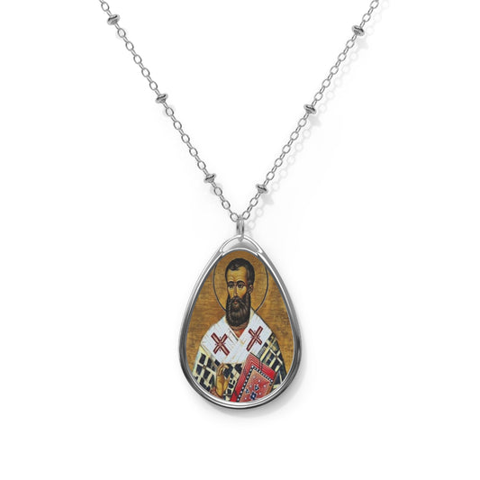St. Ambrose Orthodox Necklace Drop Pendant