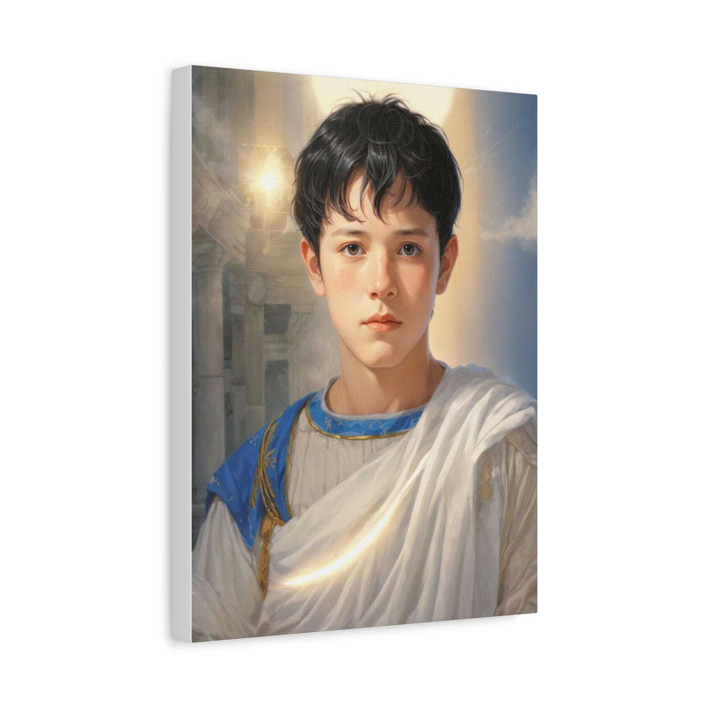 Ready to Hang - St. Pancras of Rome saint Catholic Canvas Wall Art, Christian Decor
