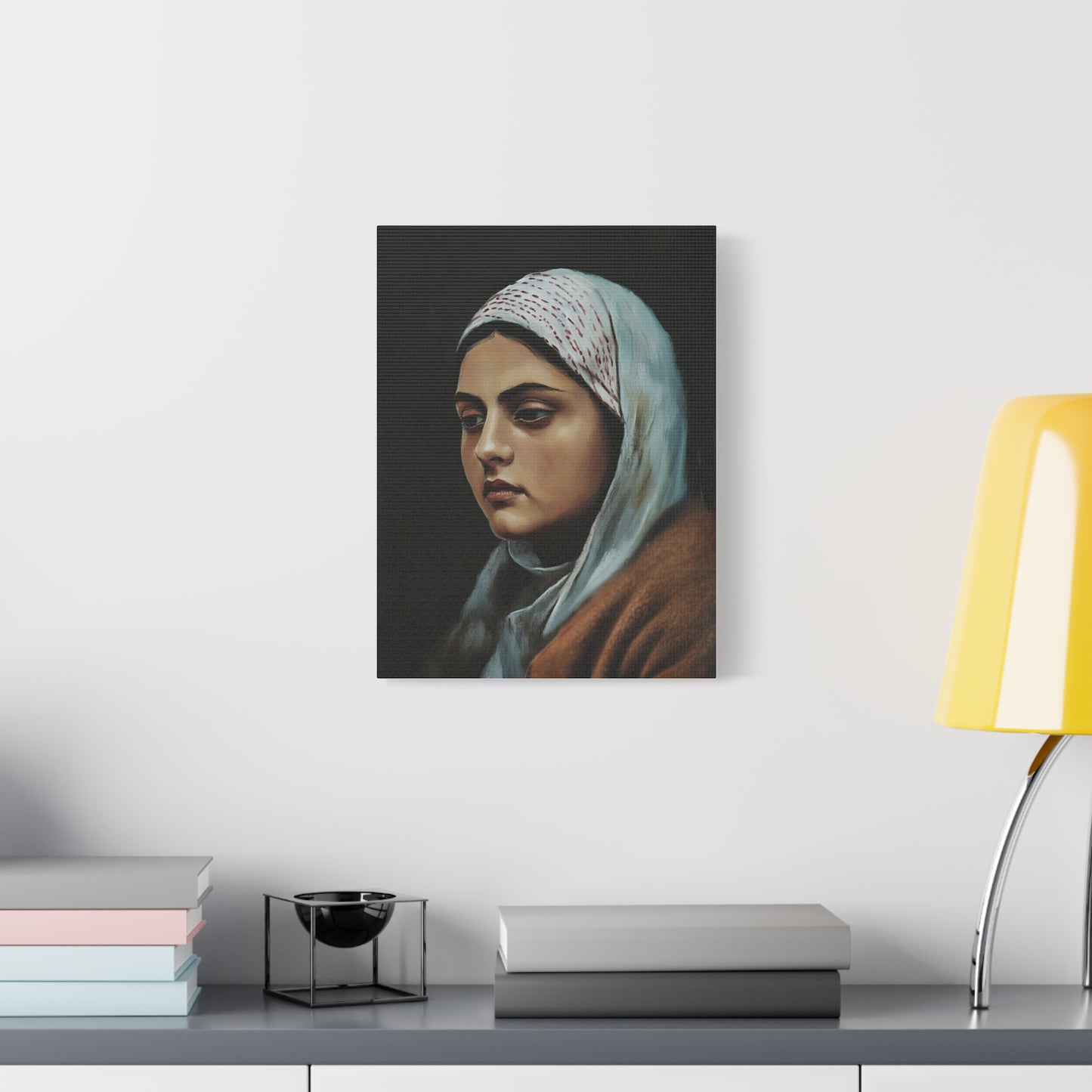 St Bernadette Soubirous of Lourdes Canvas Print, Catholic Decor Wall, Gift Religious Christian