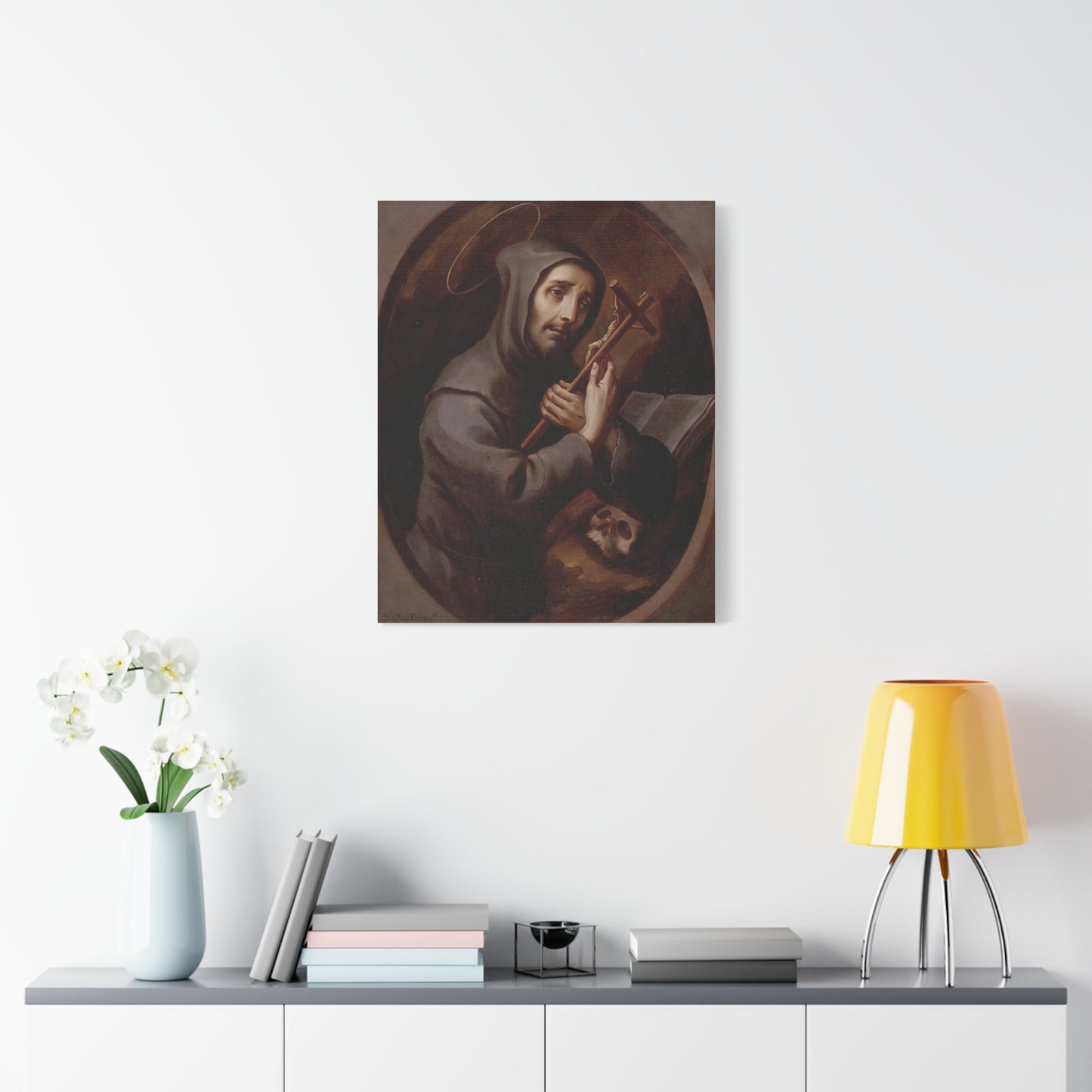 St Francis Catholic HQ Print on Canvas Ready To Hang - Virgin Mary Canvas