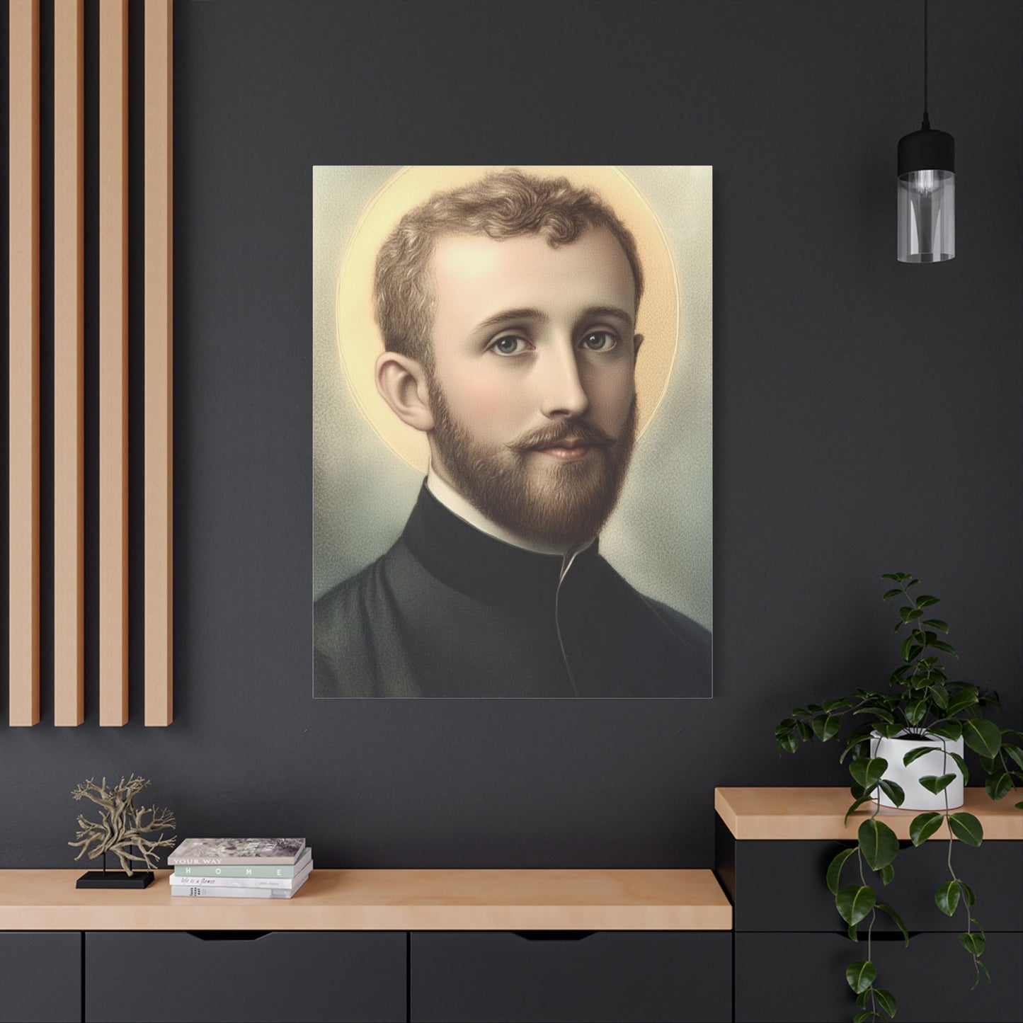 Ready To Hang - St. Rene Goupil Catholic Canvas Wall Art, Christian Decor