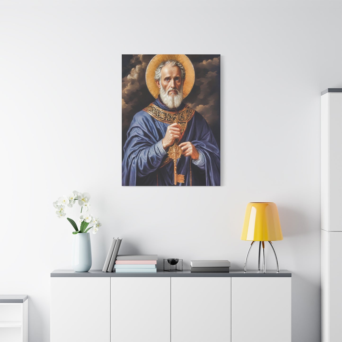 Ready To Hang - St. Peter Catholic Canvas Wall Art, Christian Decor