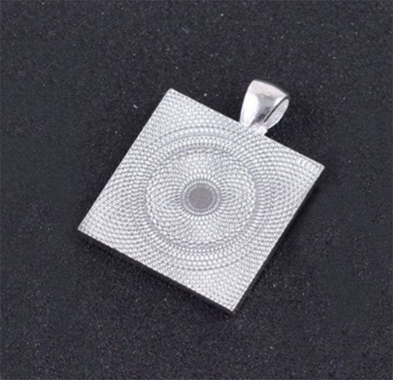 Alone with none but thee my God Prayer of St Columba - Christian Catholic Medal Silvertone Pendant