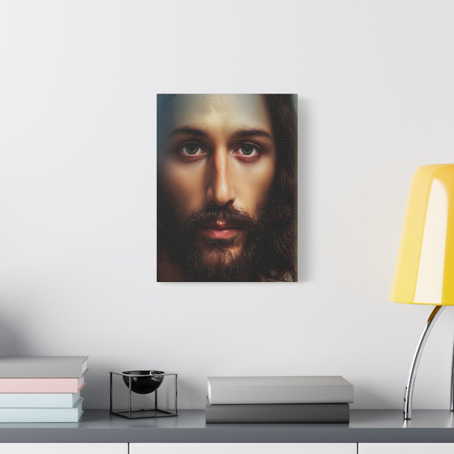 Jesus Christ Holy Face Catholic Canvas Wall Art, Christian Decor