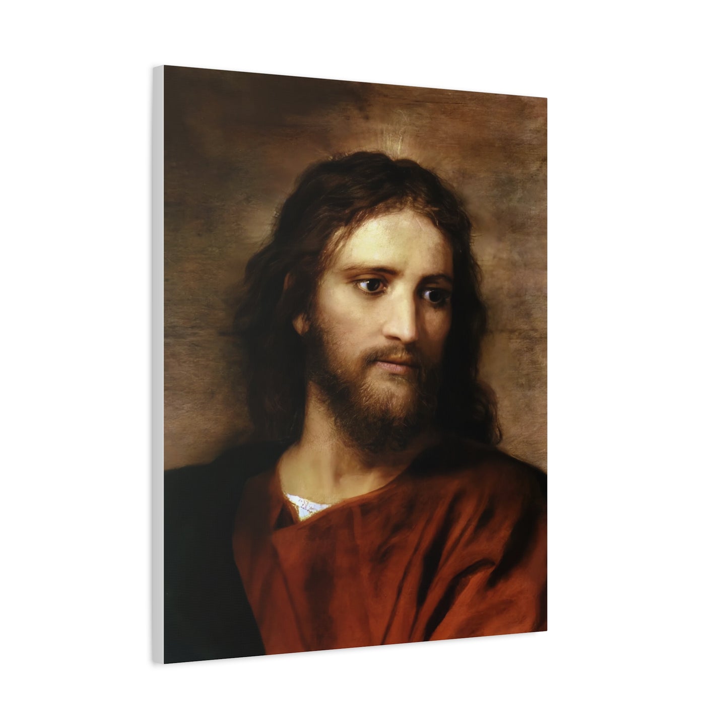 Ready to Hang - Christ at Thirty Three - Hofmann - Catholic Canvas Wall Art, Christian Decor