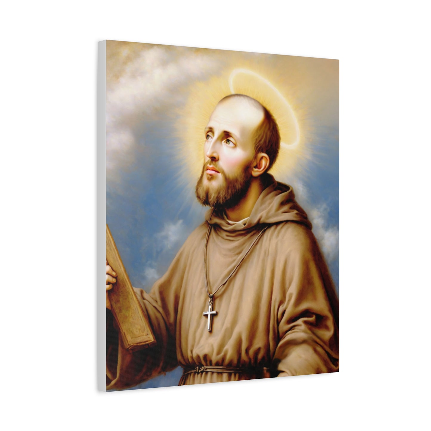 St. Francis de Sales Catholic Canvas Wall Art, Christian Decor