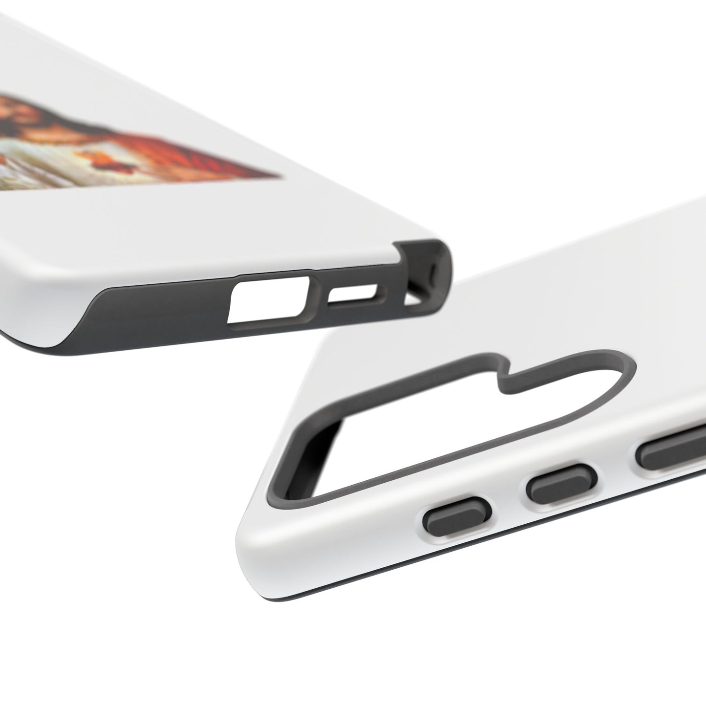 Artistic Phone Case Featuring Jesus, Tough Phone Case, Christian Gift, Religious Phone Cover, Inspirational Phone Accessory, Unique Jesus