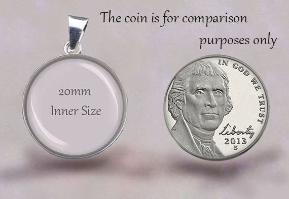 St Albert The Great Religious Christian Medal. Sterling Silver 925 Pendant 20mm. Patron Saint Necklace Medal