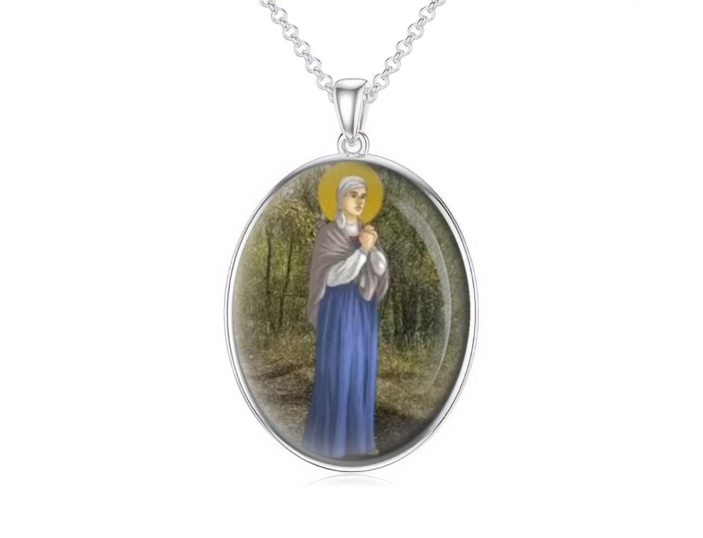 Blessed Pelagia Ivanovna the Fool-For-Christ of Diveyevo Orthodox Saint Necklace