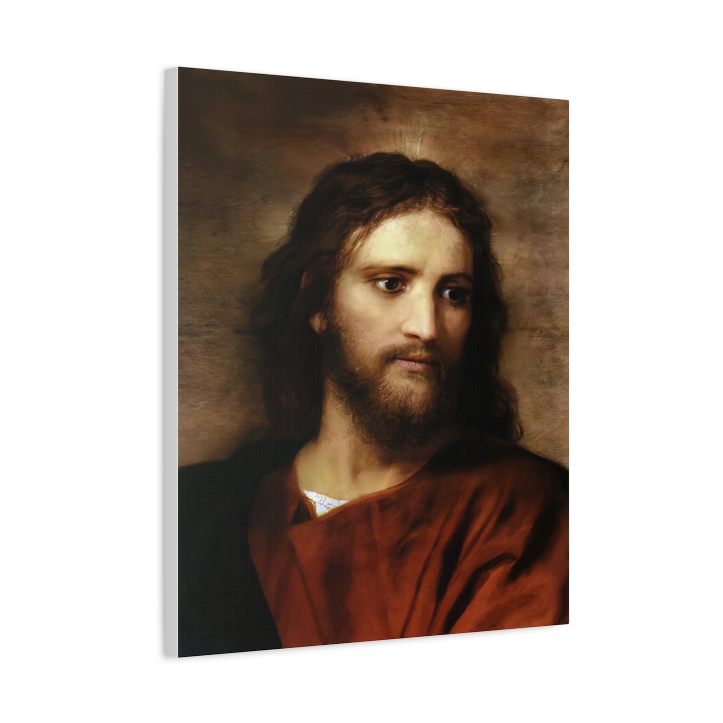 Ready to Hang - Christ at Thirty Three - Hofmann - Catholic Canvas Wall Art, Christian Decor
