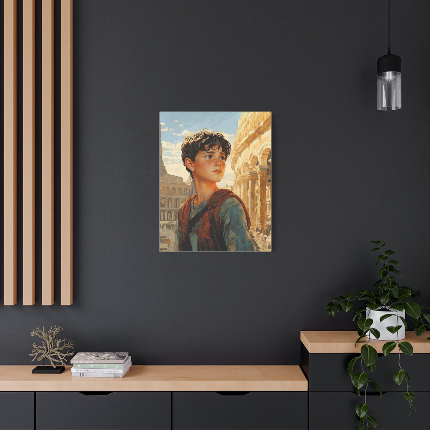 Ready to Hang - St. Pancras of Rome Catholic Canvas Wall Art, Christian Decor
