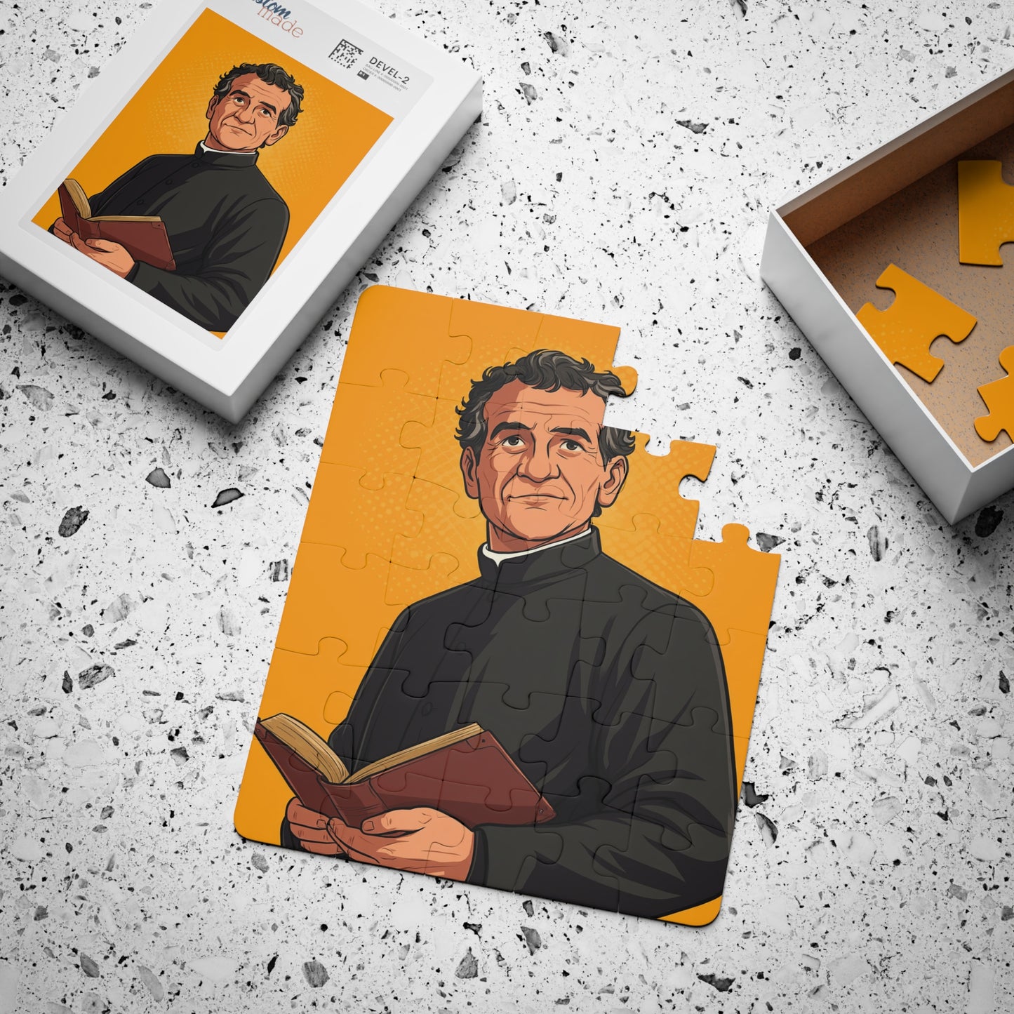 San Juan Bosco - 30-Piece Kid Puzzle, Inspirational Bible, Catholic teacher gift, Religious Jigsaw, Catholic kid toy