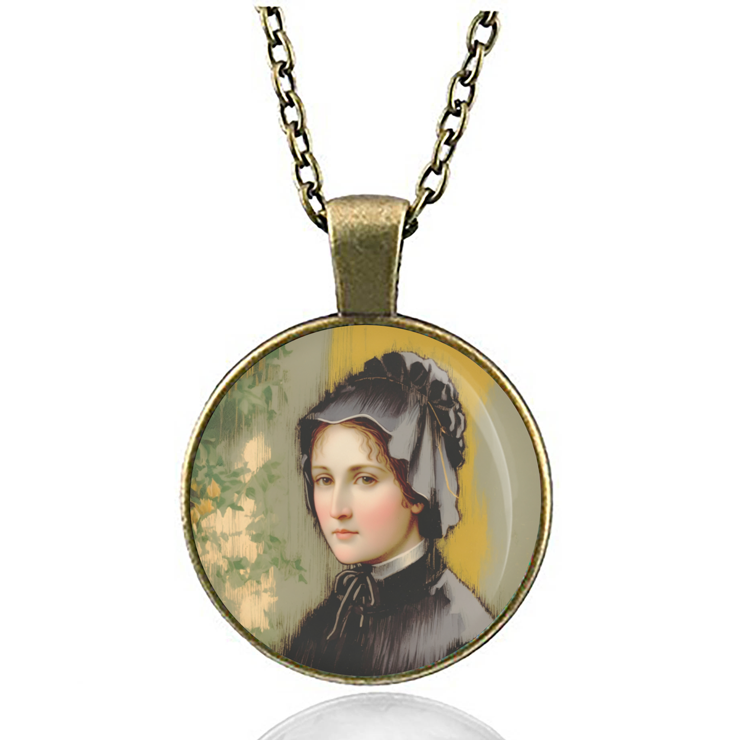 St. Elizabeth Ann Seton Necklace Catholic Saint Pendant Medal image 4