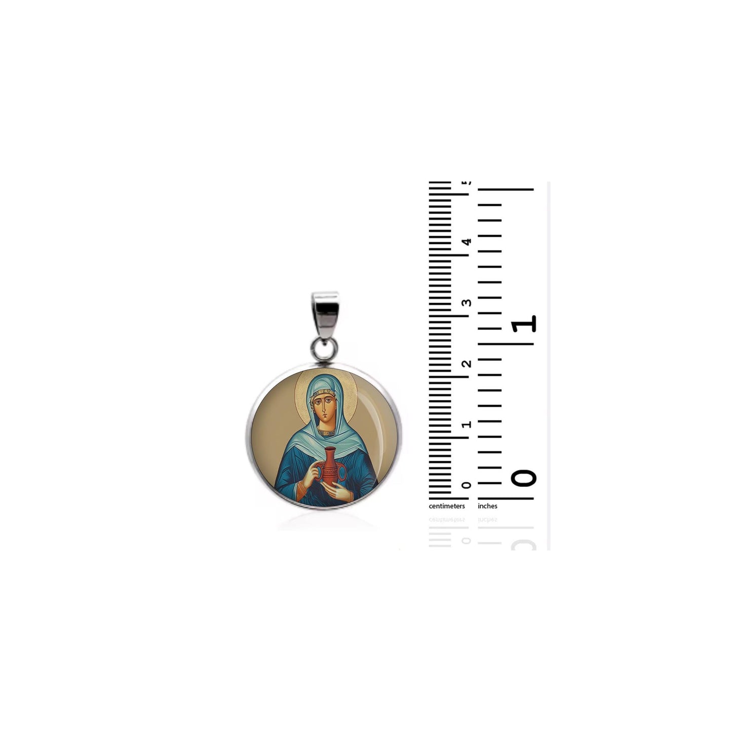 Saint Salome The Holy Myrrh Bearer Religious Devotional sterling silver 925 Christian Medal