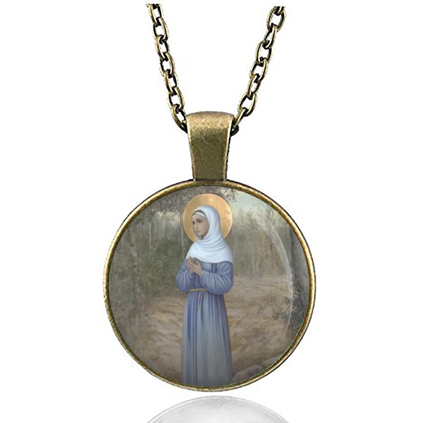 Blessed Pelagia Ivanovna the Fool-For-Christ of Diveyevo Orthodox Saint Necklace