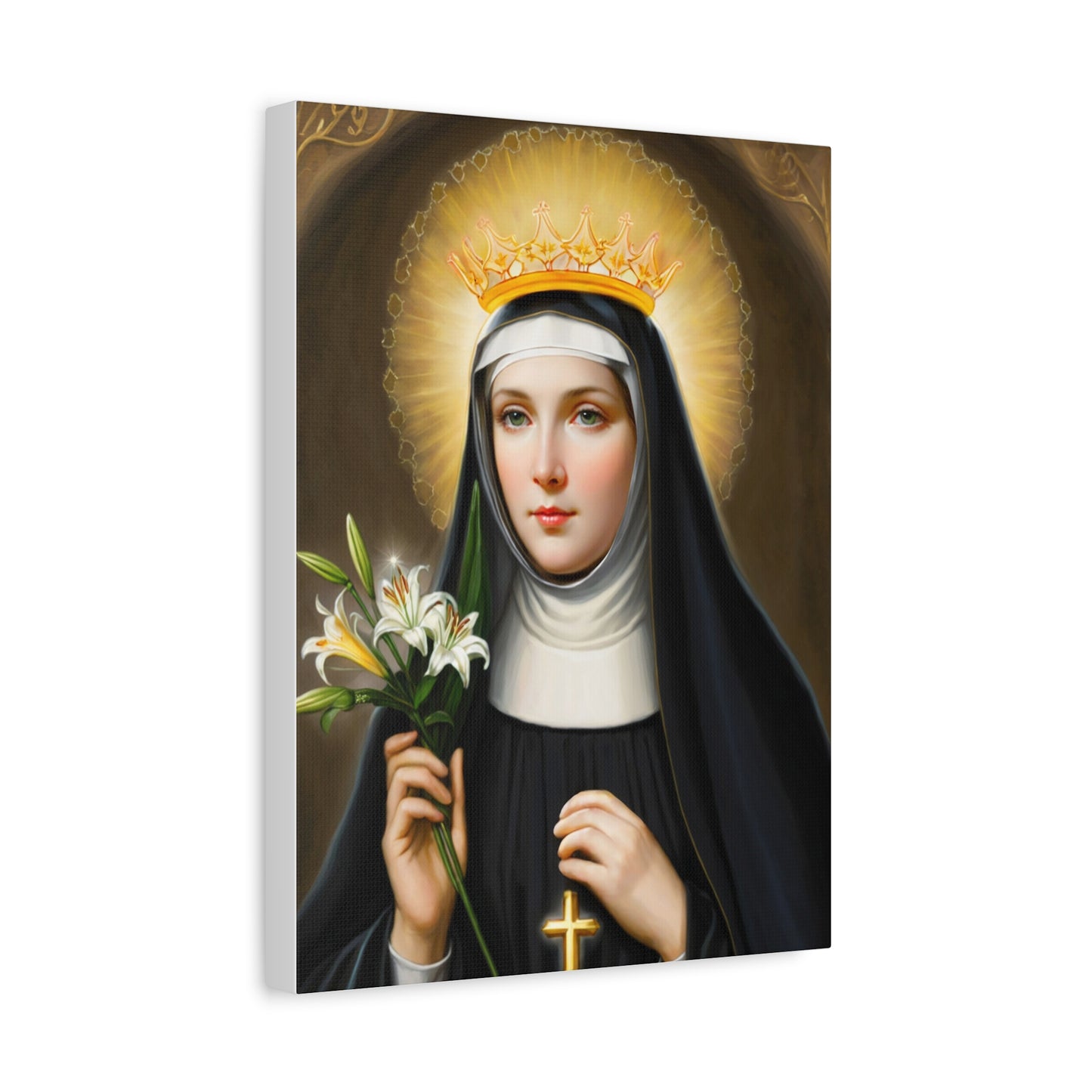 Ready to Hang - St. Patricia Catholic Canvas Wall Art, Christian Decor