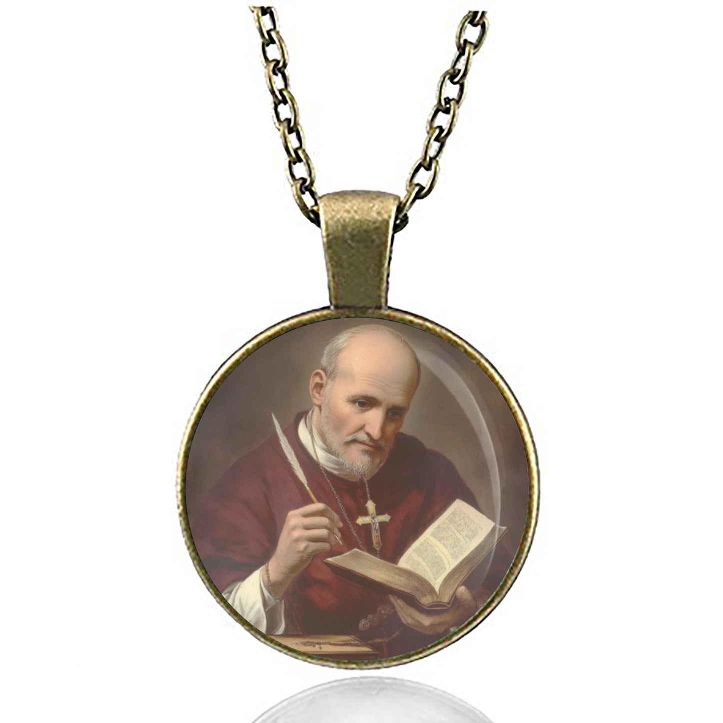 St. Alphonsus Marie Liguori Necklace – Elegant Religious Pendant for Sale