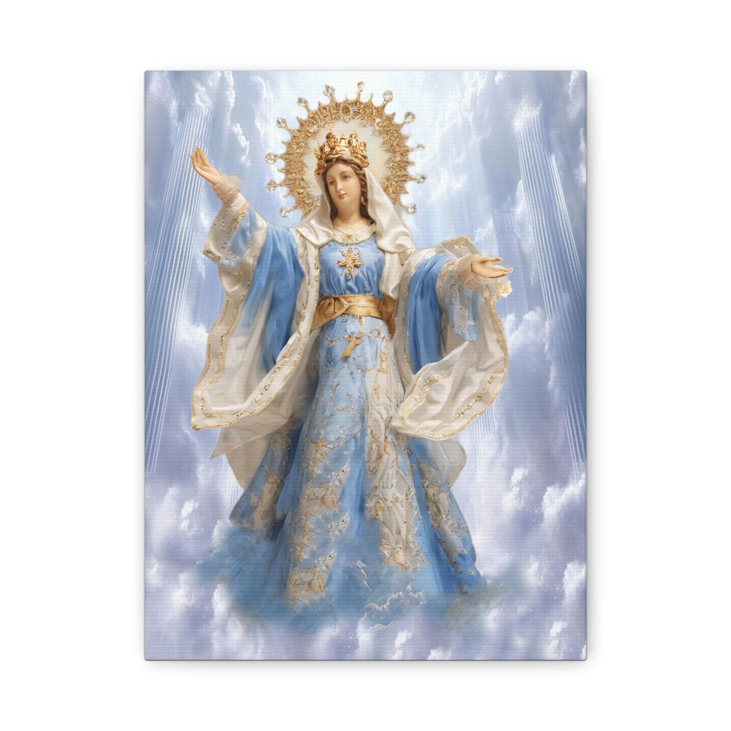 Our Lady of Assumption Bulakan Canvas Print, Catholic Decor Wall, Gift Religious Christian