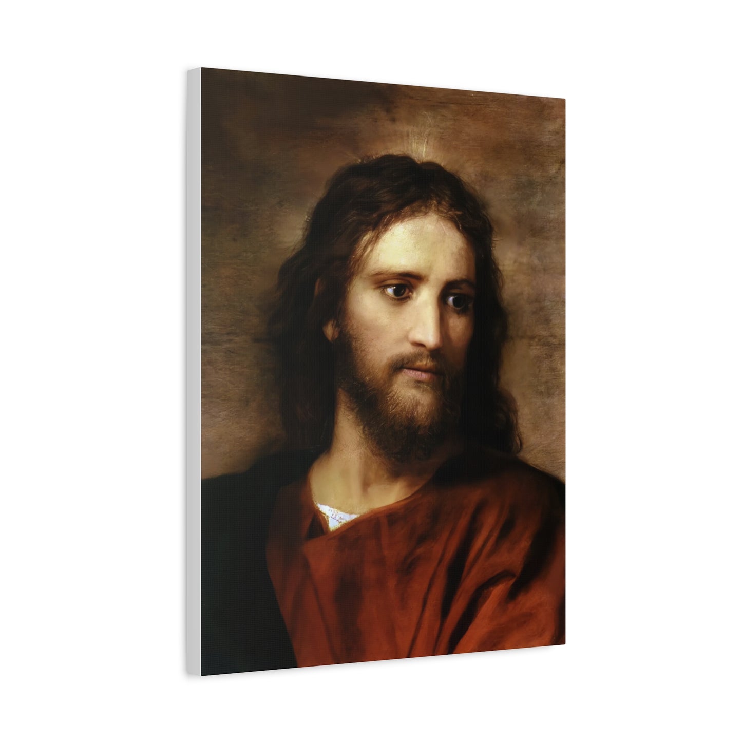 Ready to Hang - Christ at Thirty Three - Hofmann - Catholic Canvas Wall Art, Christian Decor