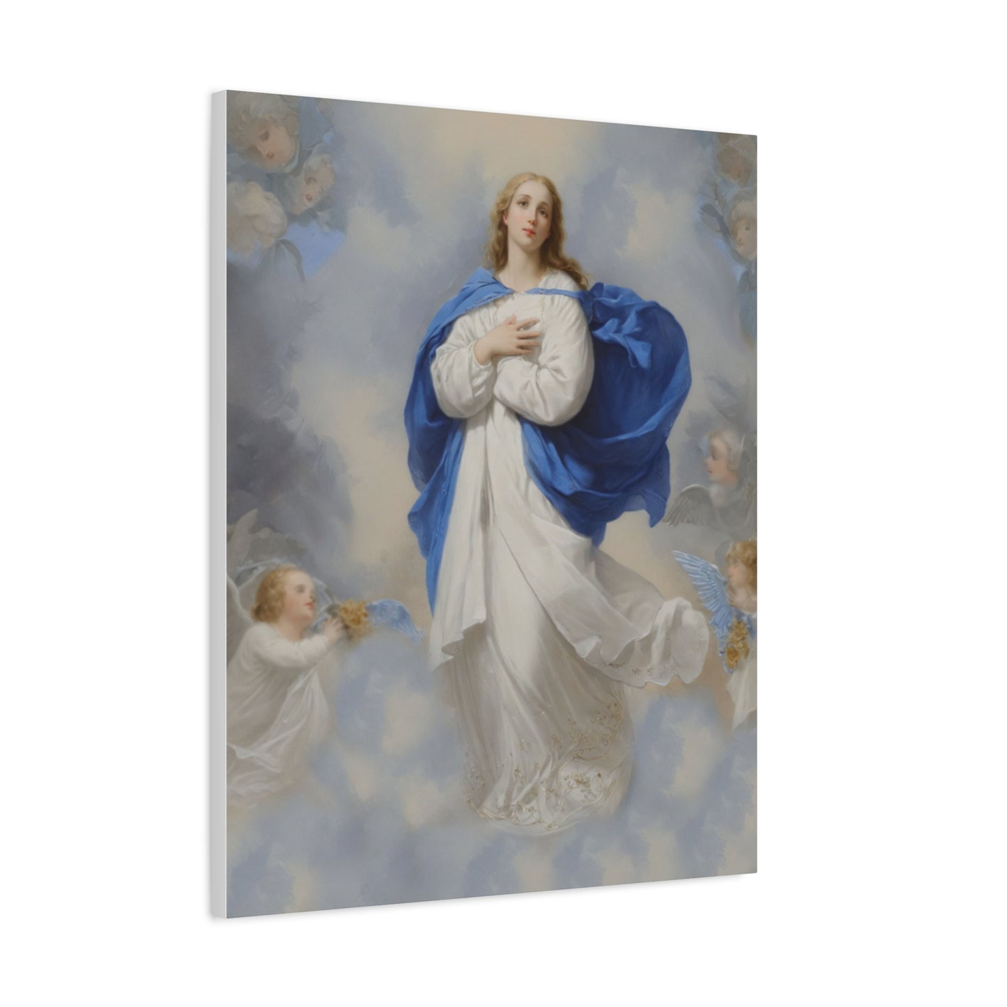 Ready to Hang - Mary Our Lady Assumption Catholic Canvas Wall Art, Christian Decor