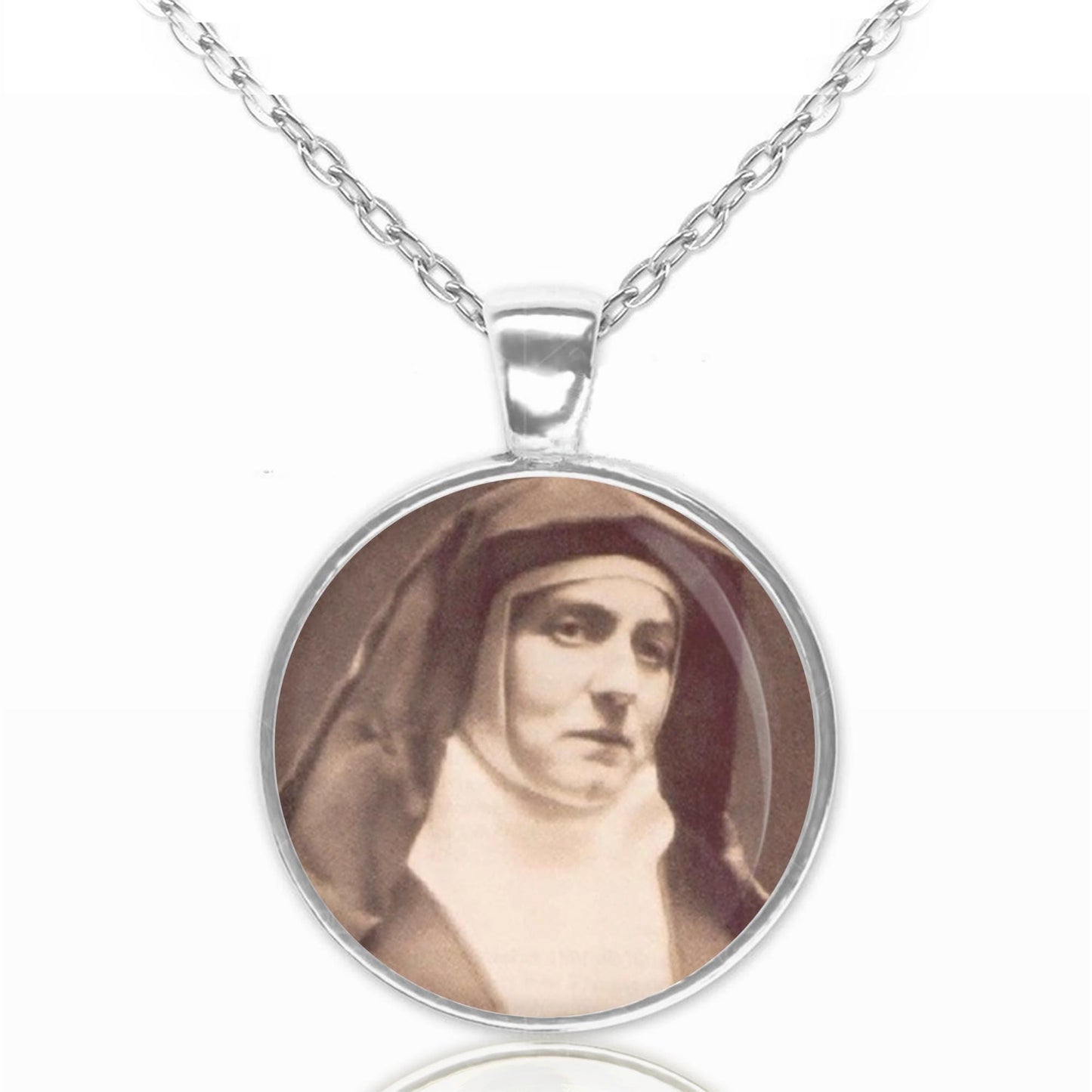 St Edith Stein Catholic Medal Pendant Necklace