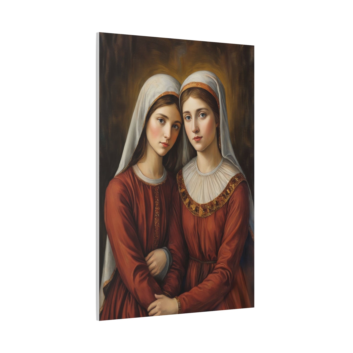 Ready to Hang - Sts. Perpetua and Felicity Catholic Canvas Wall Art, Christian Decor