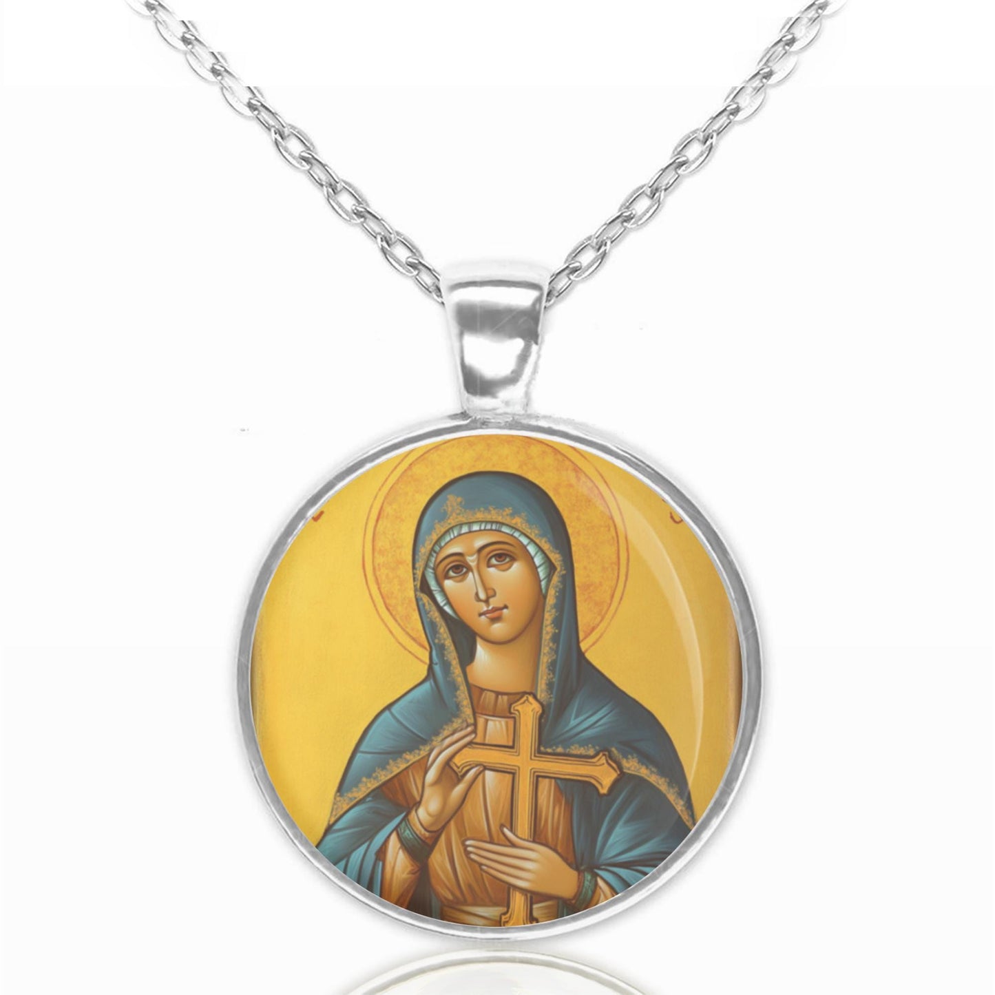St. Faith Necklace Religious Pendant