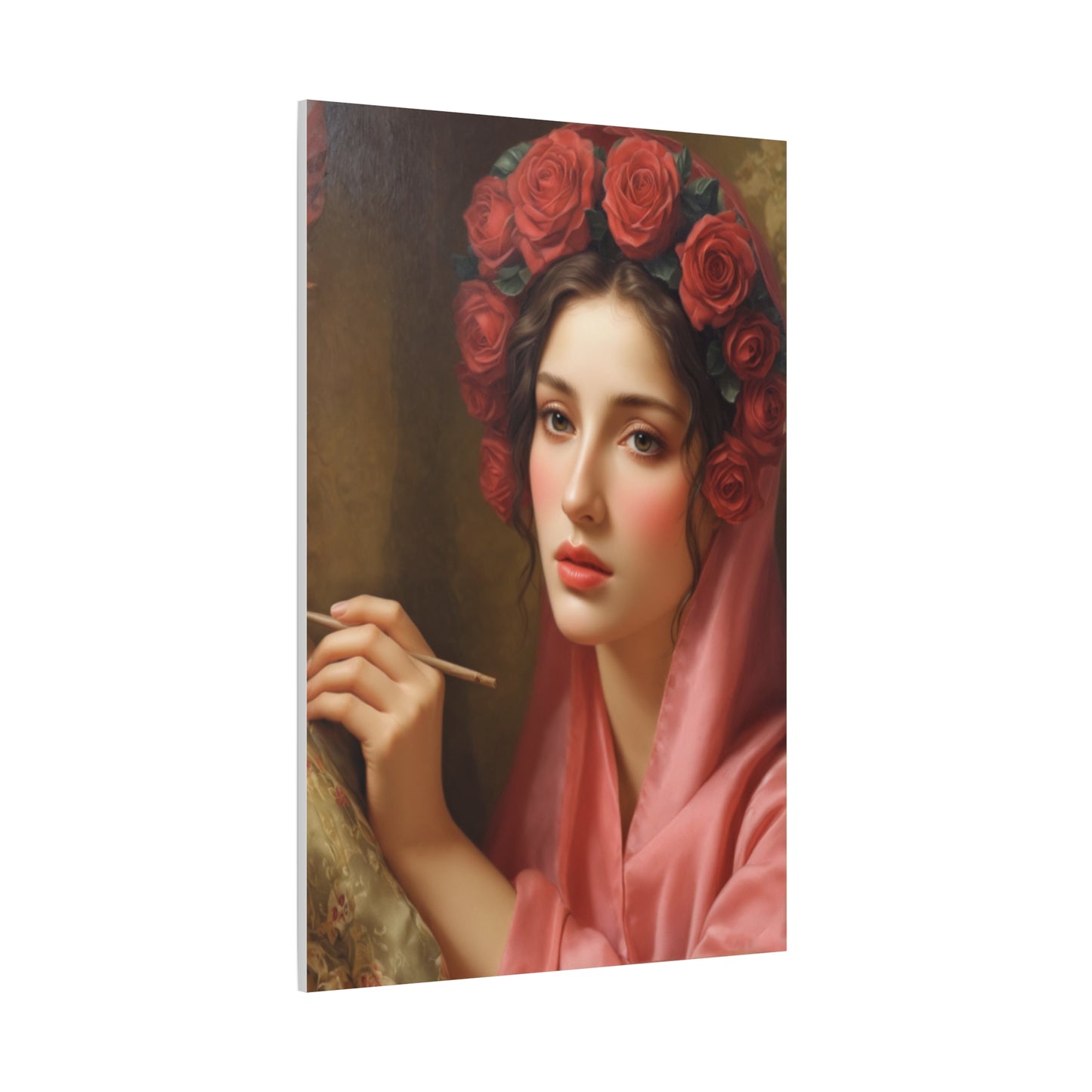 Ready To Hang - St. Rosalia Catholic Canvas Wall Art, Christian Decor