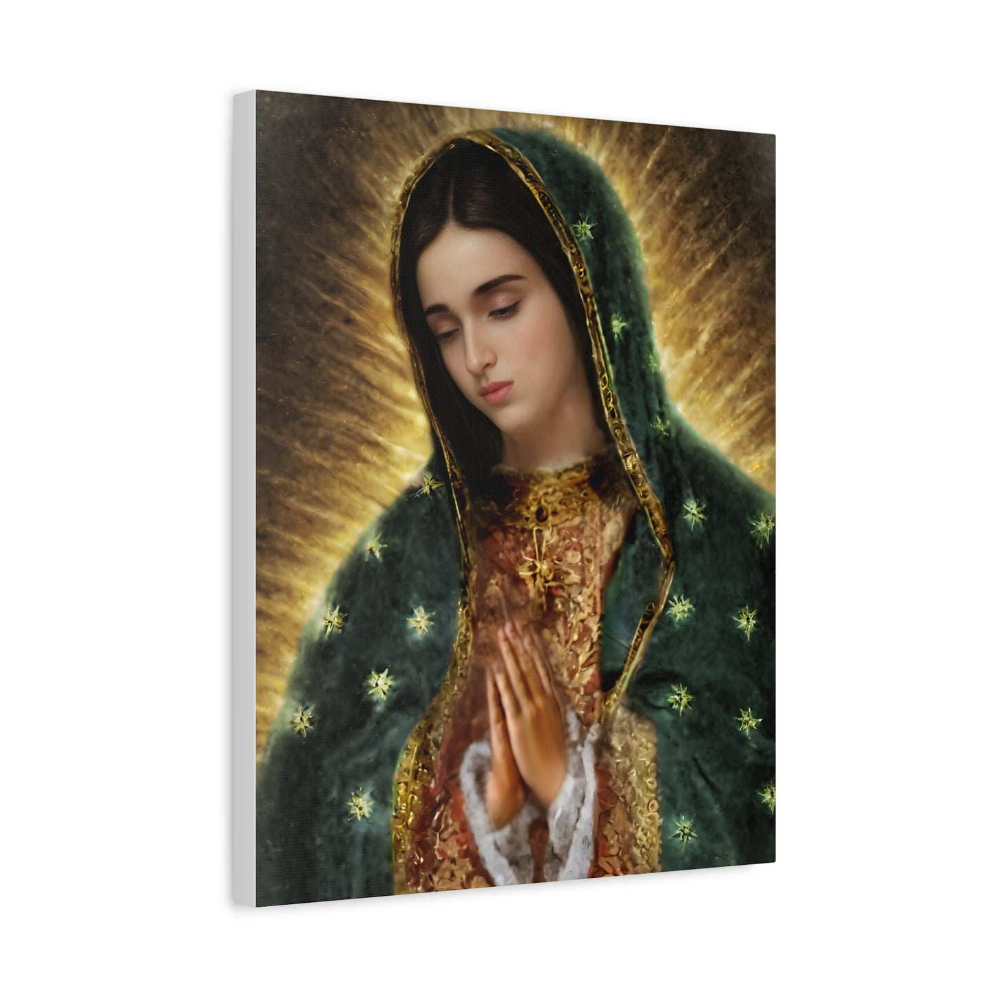 Ready to Hang - Our Lady of Guadalupe Catholic Canvas Wall Art, Christian Decor