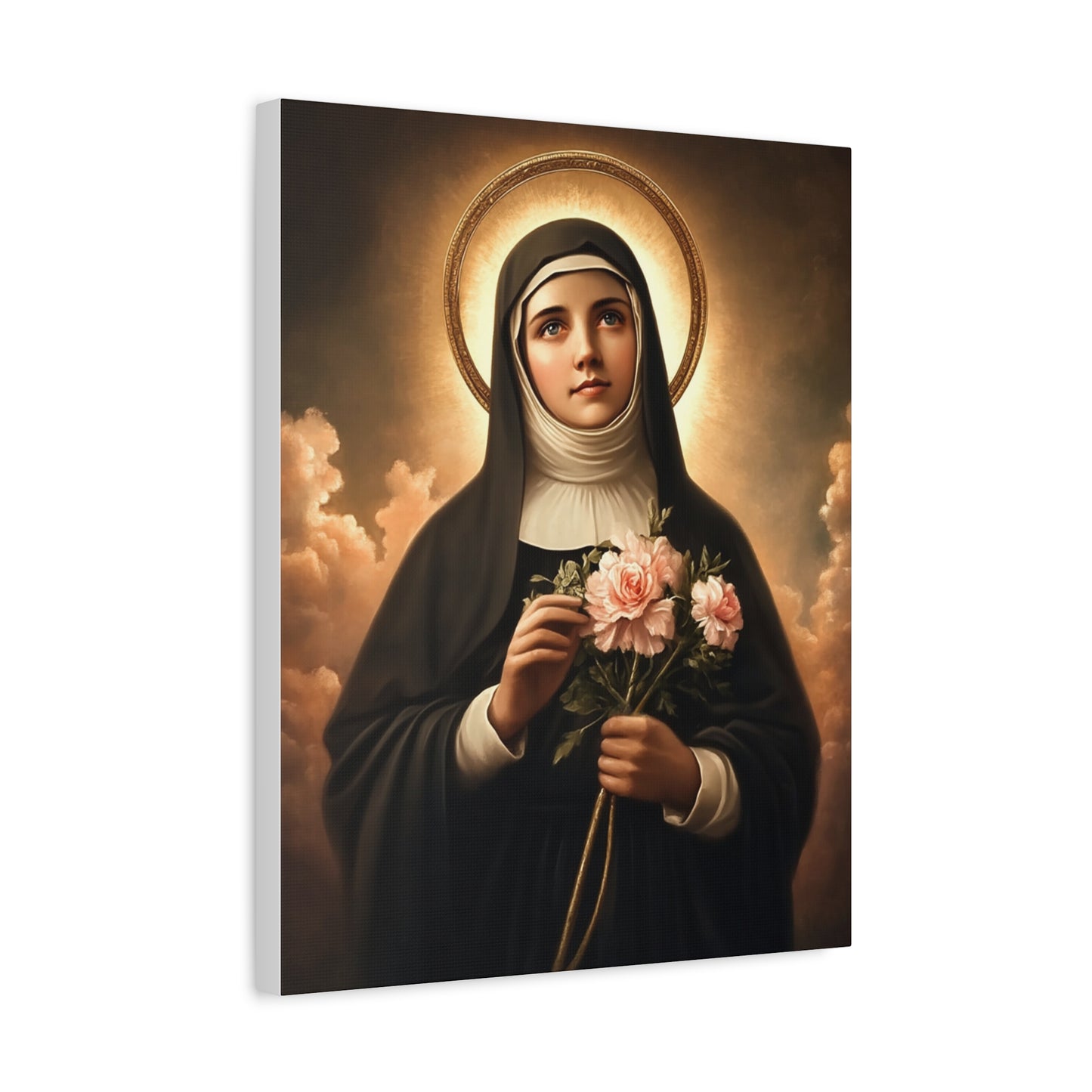 Ready To Hang - St. Rita of Cascia Catholic Canvas Wall Art, Christian Decor