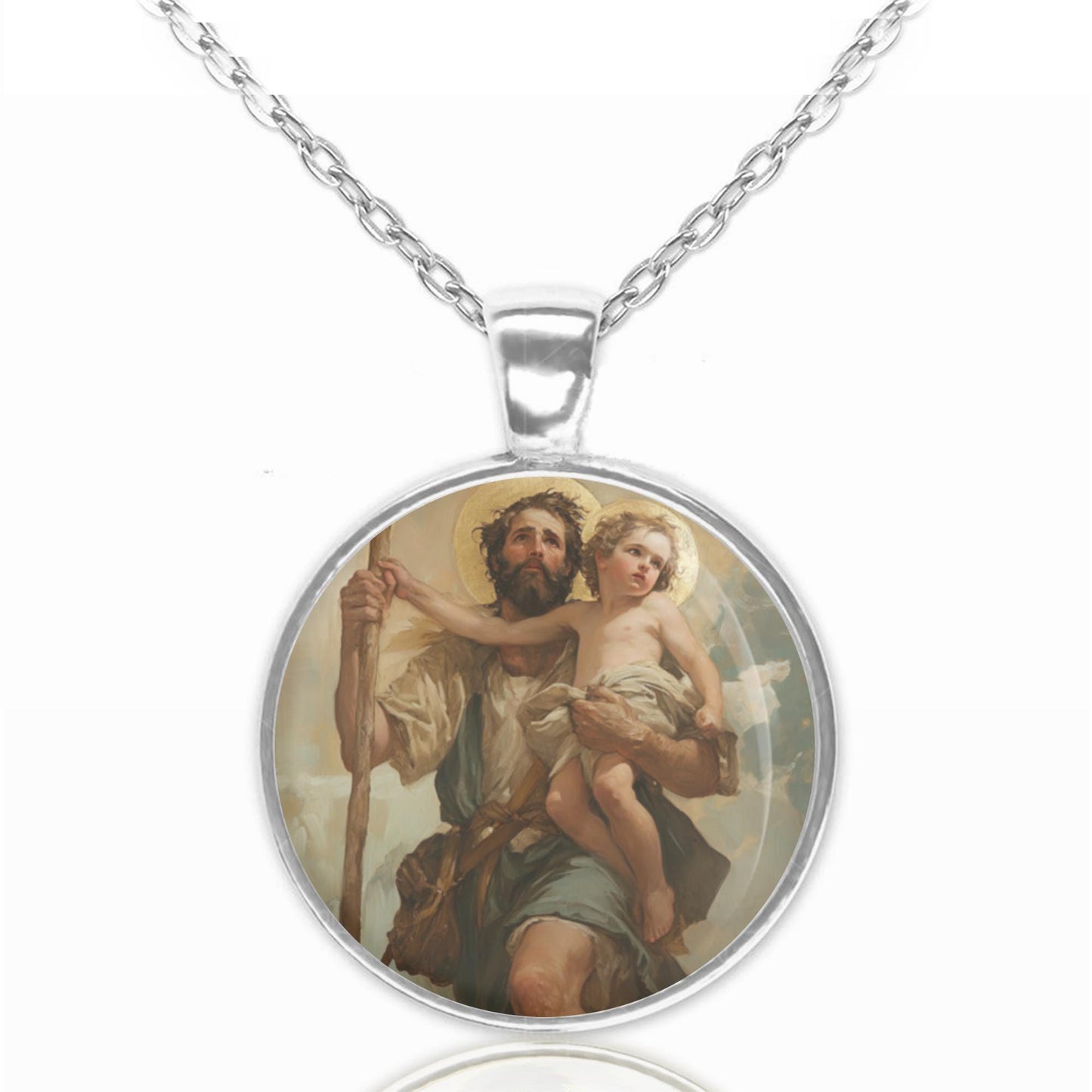 St Christopher Necklace