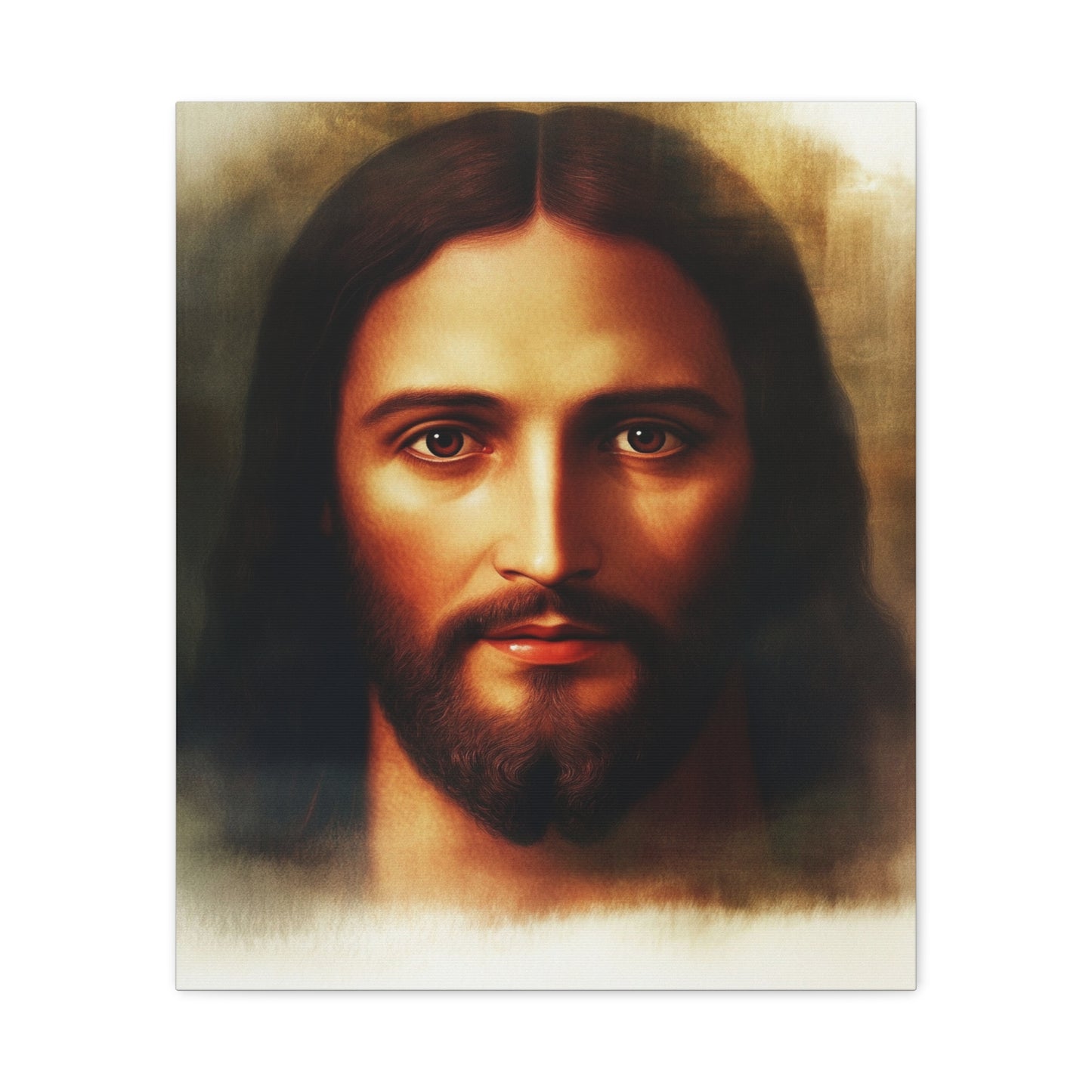 Jesus Holy Face Catholic Canvas Wall Art, Christian Decor