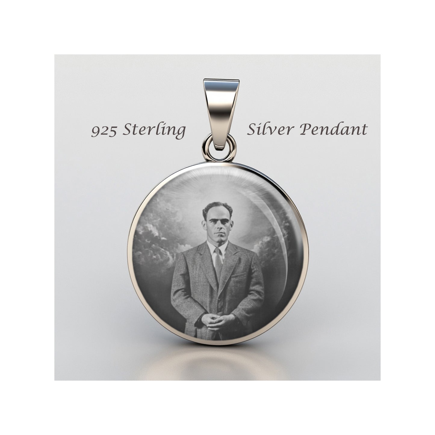 Saint Franz Jagerstatter Blessed Catholic sterling silver 925 Christian Medal image 0