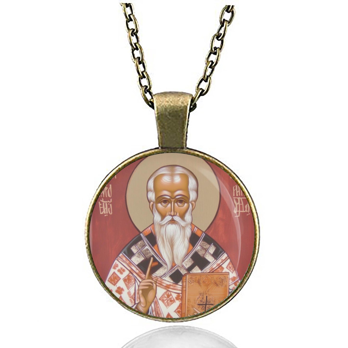 St Myron Wonderworker, Bishop of Crete Necklace
