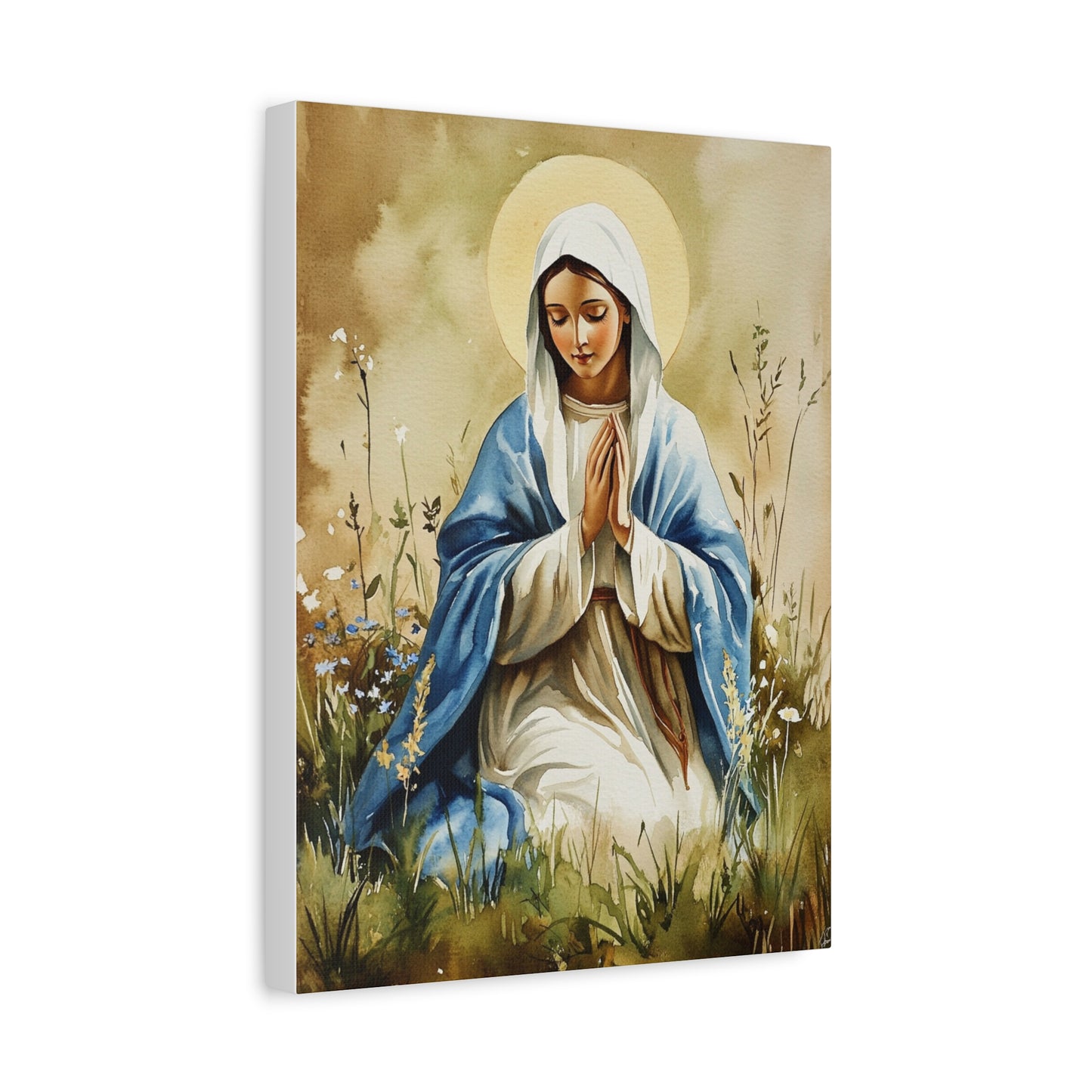 Ready to Hang - Our Lady The Most Holy Mary Catholic Canvas Wall Art, Christian Decor