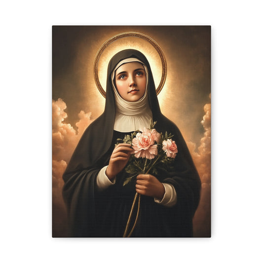 Ready To Hang - St. Rita of Cascia Catholic Canvas Wall Art, Christian Decor