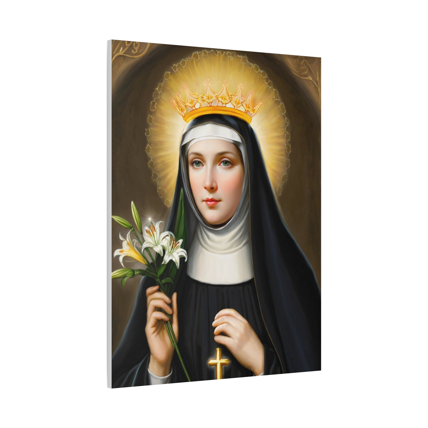 Ready to Hang - St. Patricia Catholic Canvas Wall Art, Christian Decor