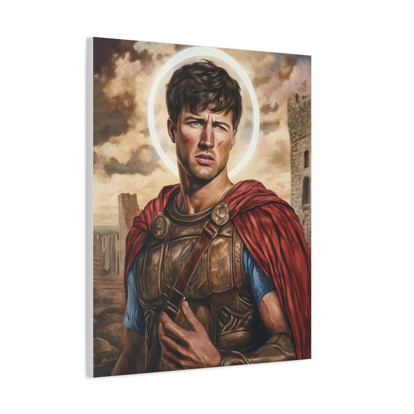 St. Expedite Catholic Canvas Wall Art, Christian Decor