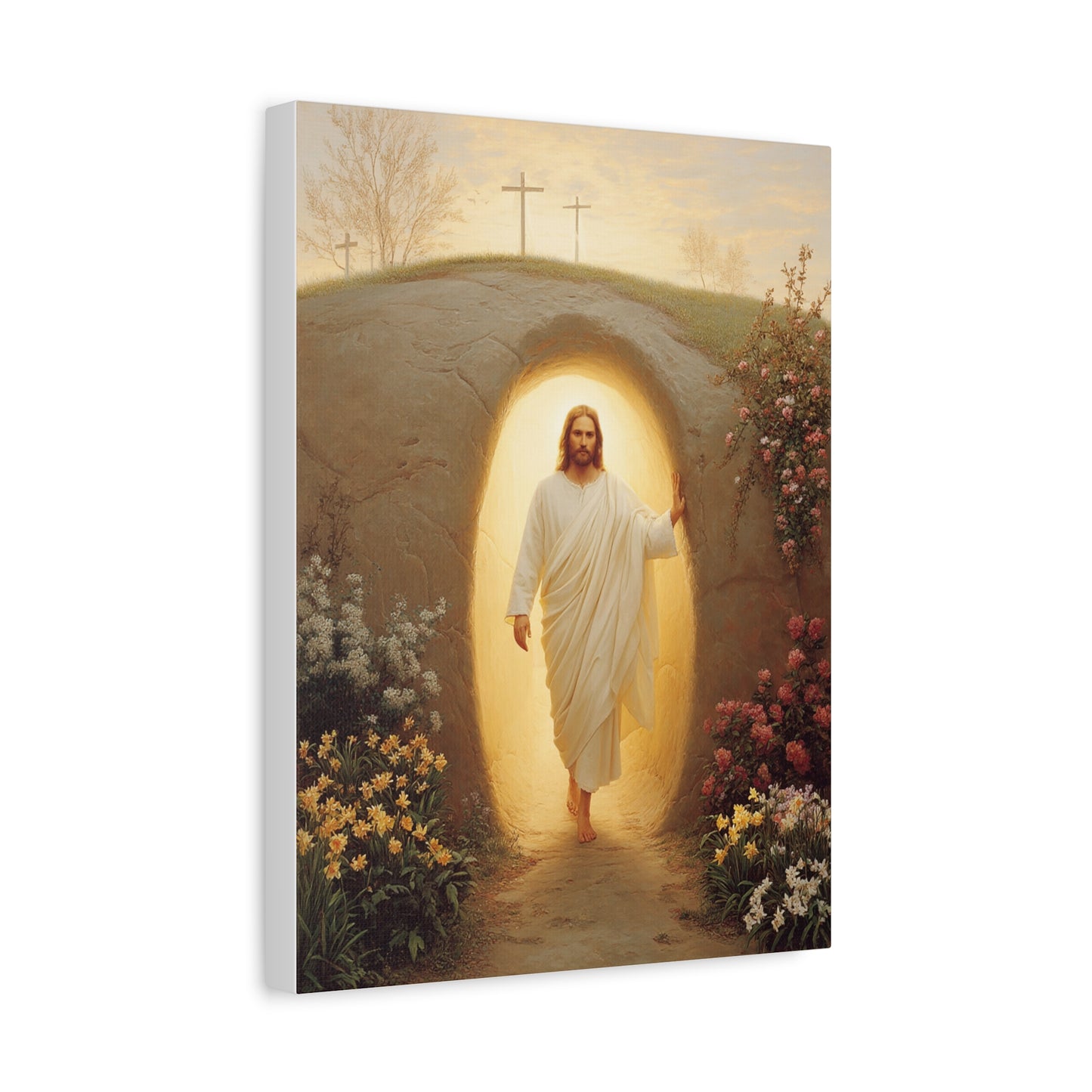 Ready To Hang - Resurrection of Jesus Catholic Canvas Wall Art, Christian Decor