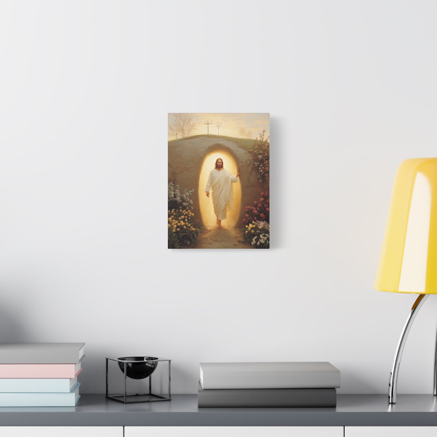 Ready To Hang - Resurrection of Jesus Catholic Canvas Wall Art, Christian Decor