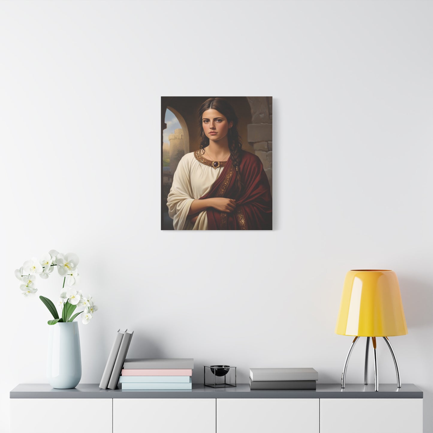 Ready To Hang - St. Quiteria Catholic Canvas Wall Art, Christian Decor