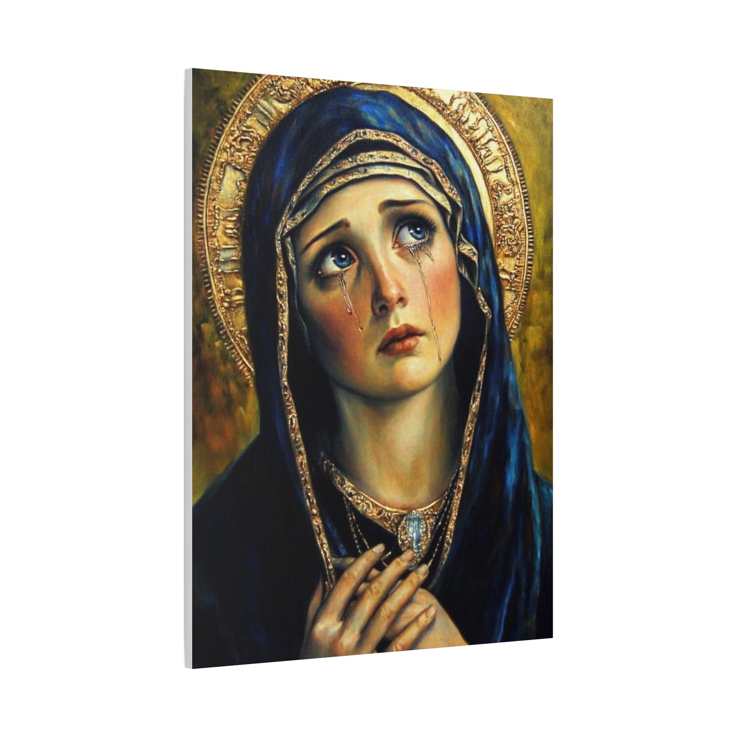 Ready to Hang - Our Lady of Sorrows Catholic Canvas Wall Art, Christian Decor