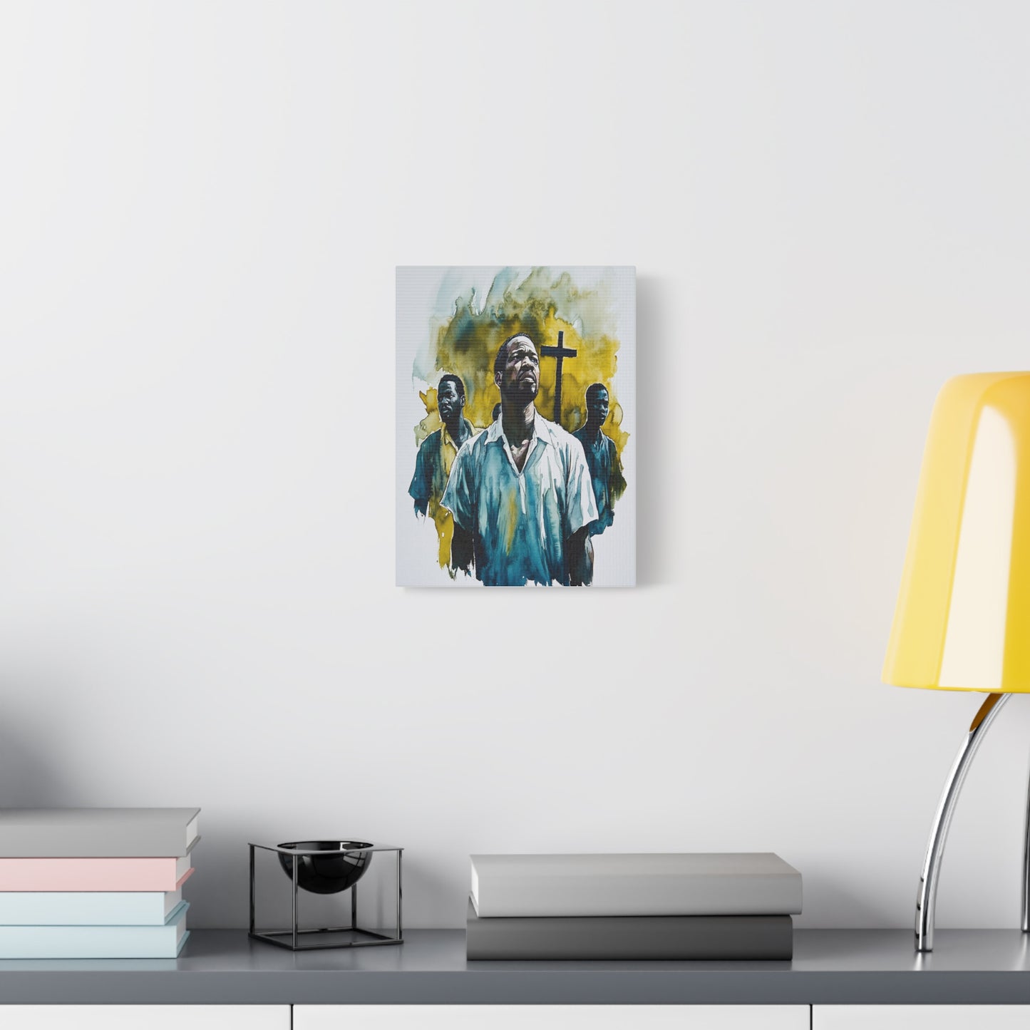 St. Charles Lwanga and Companions Catholic Canvas Wall Art, Christian Decor