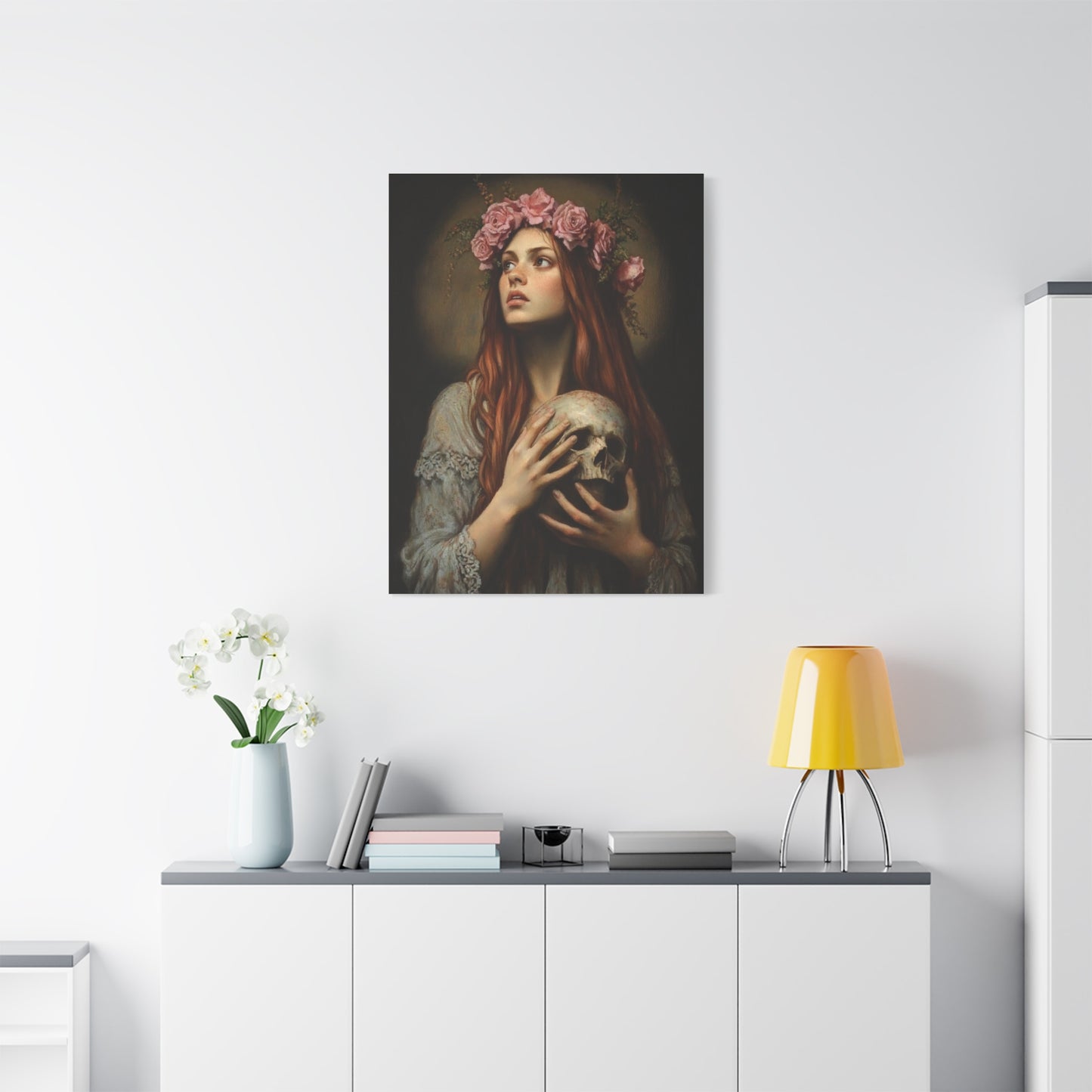 Ready To Hang - St. Rosalia la Santuzza Catholic Canvas Wall Art, Christian Decor