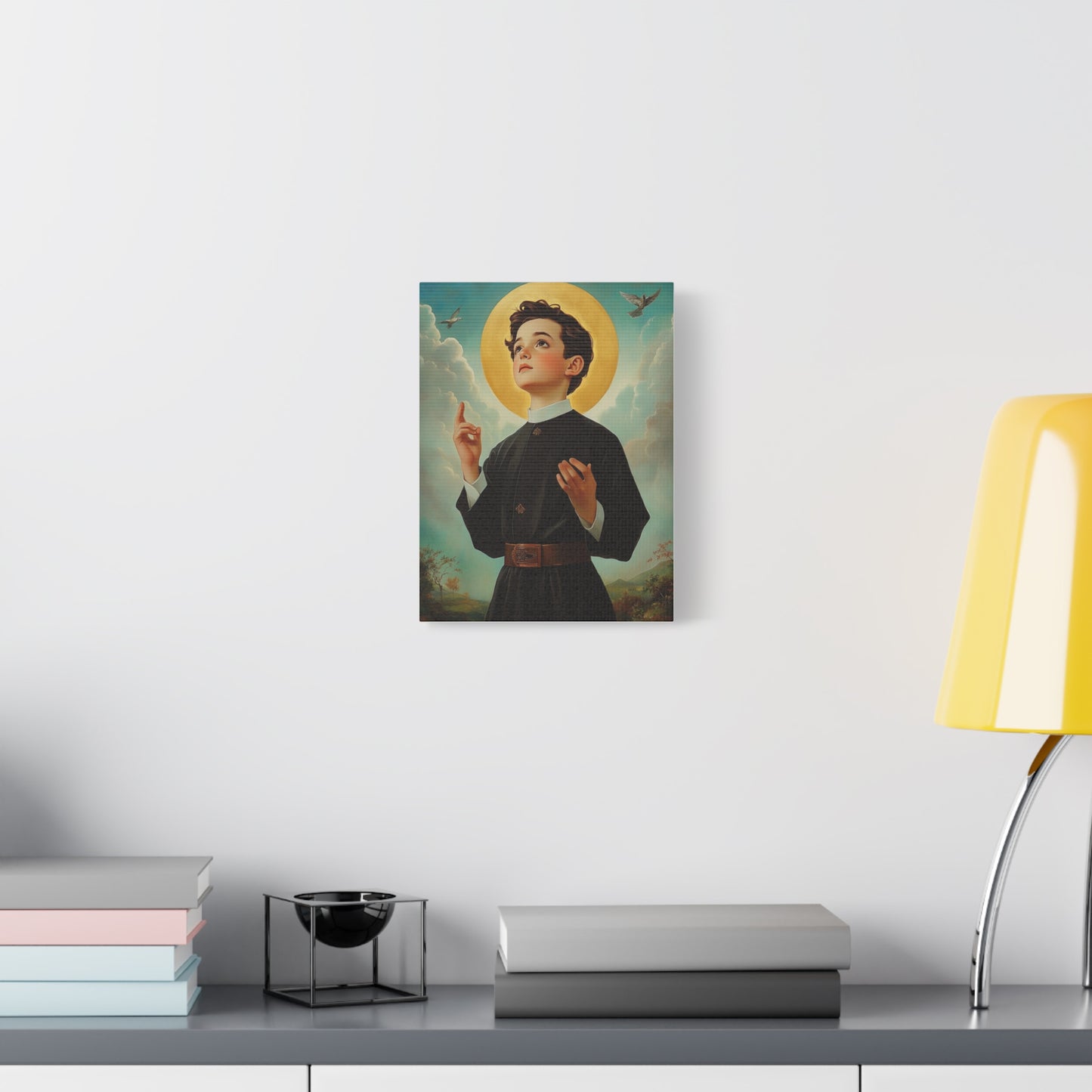 St. Dominic Savio Catholic Canvas Wall Art, Christian Decor